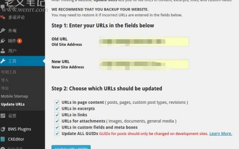 WordPress程序网站更换域名后文章图片不显示的解决方法