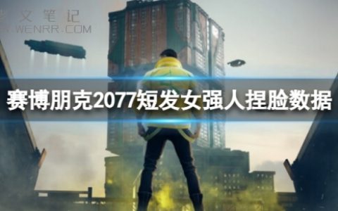 《赛博朋克2077》短发女强人怎么捏？短发女强人捏脸数据