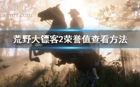 《荒野大镖客2》怎么看荣誉值？荣誉值查看方法