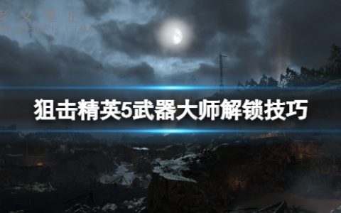 《狙击精英5》武器大师成就怎么达成？武器大师成就攻略